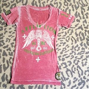 Affliction V-neck Tee
